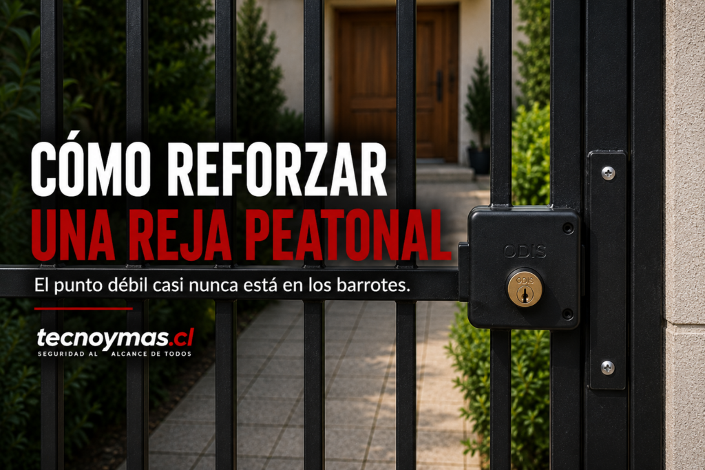 Cómo reforzar una reja peatonal tecnoymas.cl