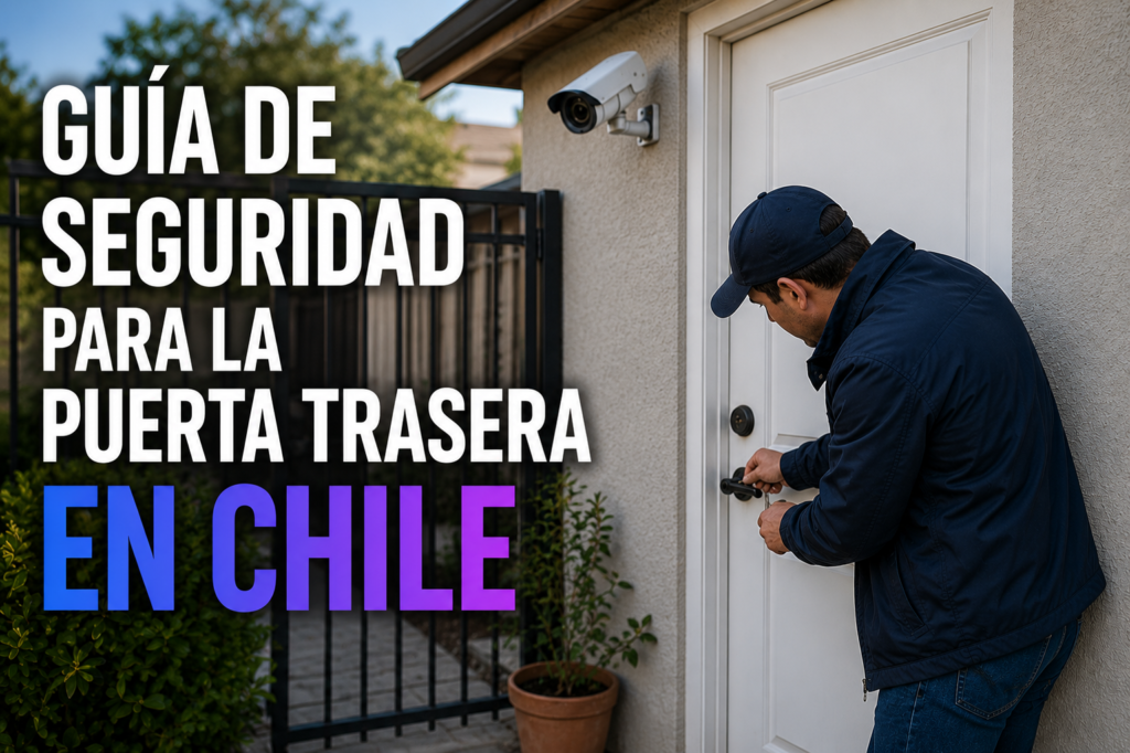 Revisa los principales puntos para reforzar la seguridad de una puerta trasera.