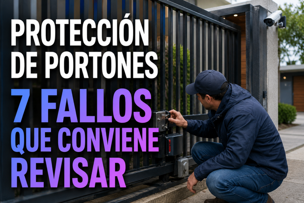 Protección de portones: 7 fallos que conviene revisar