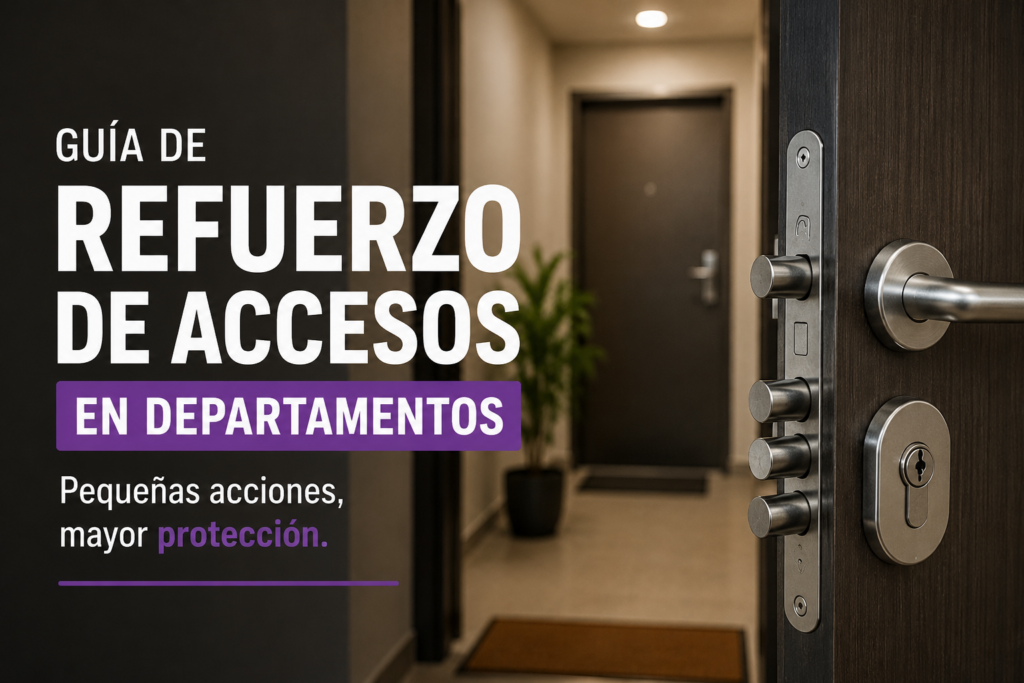 Guía de refuerzo de accesos en departamentos