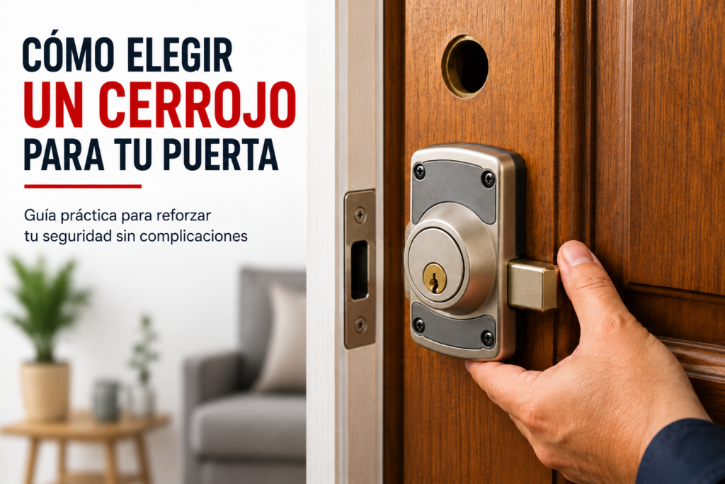 Cómo elegir un cerrojo para tu puerta tecnoymas.cl