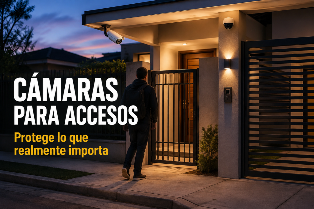 Mejores cámaras para accesos exteriores en Chile tecnoymas.cl