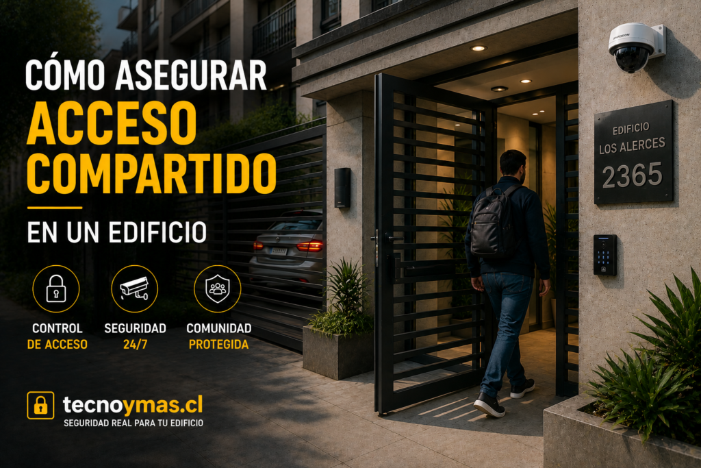 cómo asegurar acceso compartido en edificio tecnoymas.cl