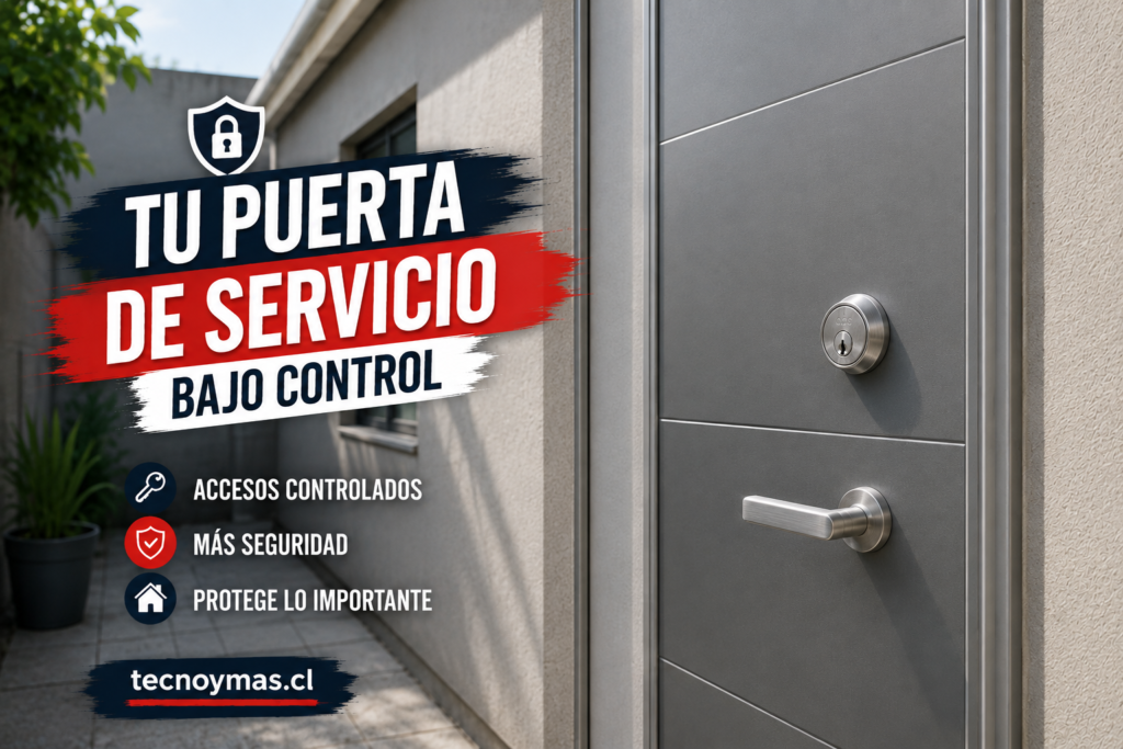 Cómo elegir cerradura para puerta de servicio en tecnoymas.cl
