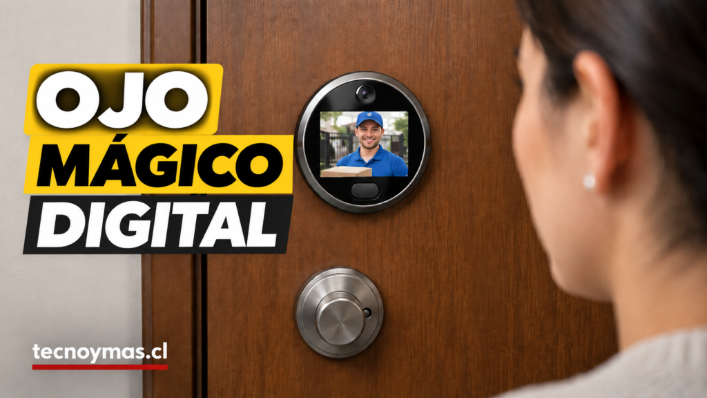 Ojo mágico digital para ver sin abrir la puerta en tecnoymas.cl